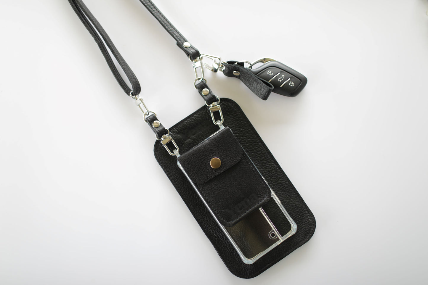 Yena Leather Keyring Holder