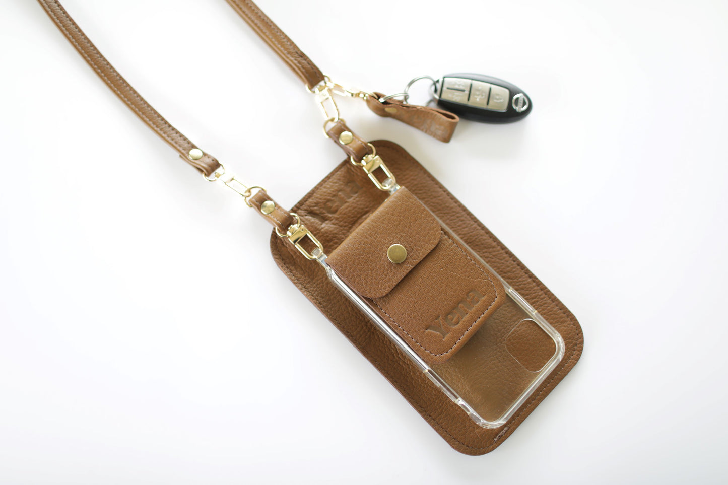 Yena Leather Keyring Holder