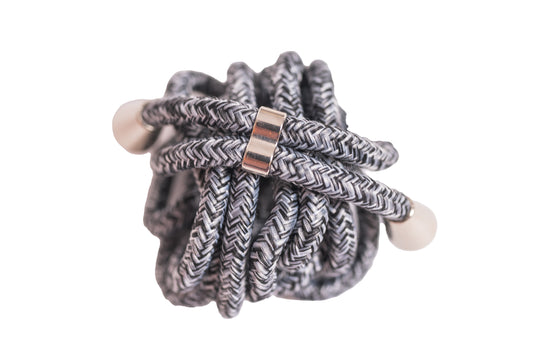 Speckled Black Marble Rope Strap